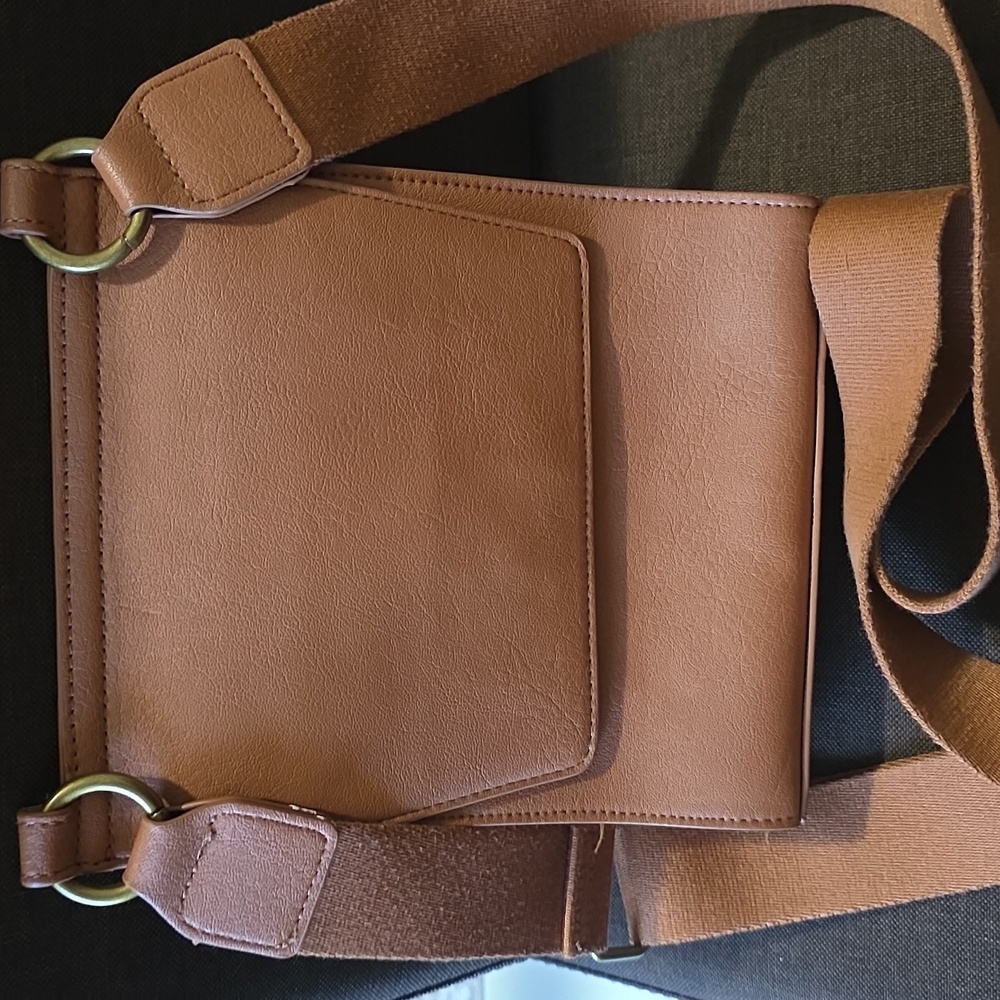 Tan Leather women's Bag - Picture 3 of 4